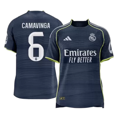 Real Madrid CAMAVINGA #6 Away Soccer Match Jersey 2025/26 - Pro Jersey Shop