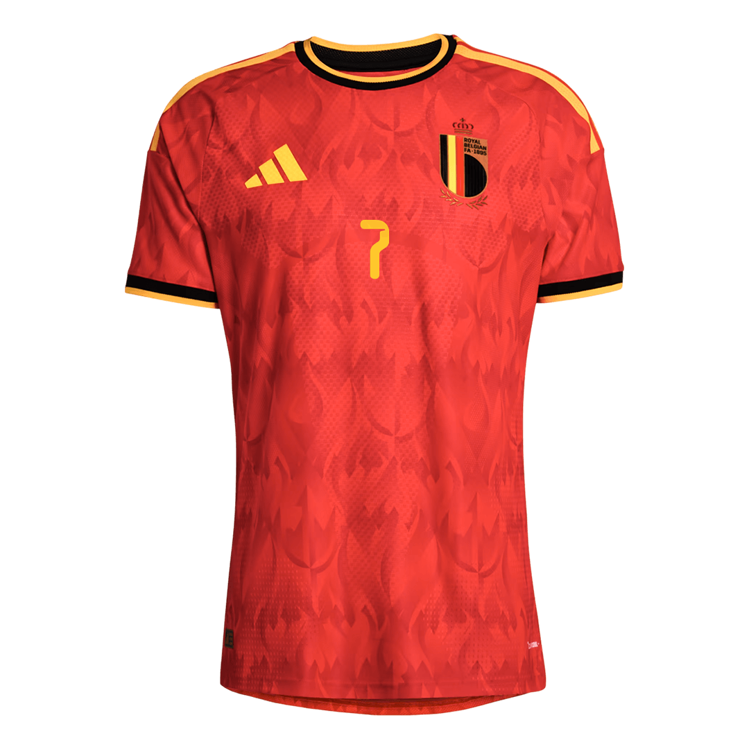 Belgium DE BRUYNE #7 Home Soccer Match Jersey 2026 - Pro Jersey Shop