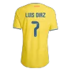 Colombia LUIS DíAZ #7 Home Soccer Match Jersey 2026 - Pro Jersey Shop