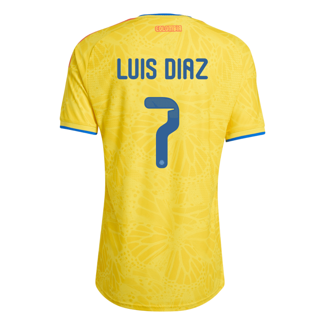 Colombia LUIS DíAZ #7 Home Soccer Match Jersey 2026 - Pro Jersey Shop