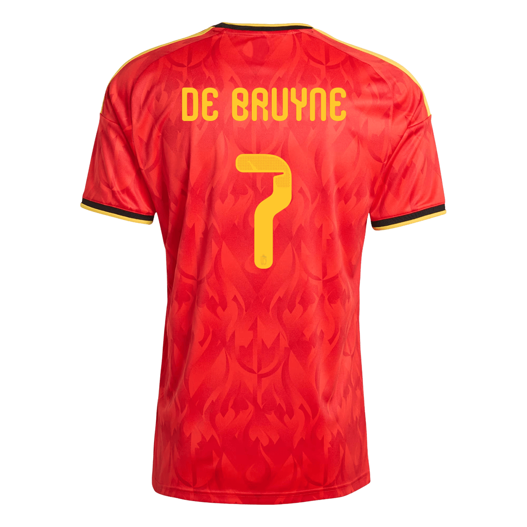 Belgium DE BRUYNE #7 Home Soccer Fan Jersey 2026 - Pro Jersey Shop