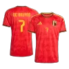 Belgium DE BRUYNE #7 Home Soccer Fan Jersey 2026 - Pro Jersey Shop