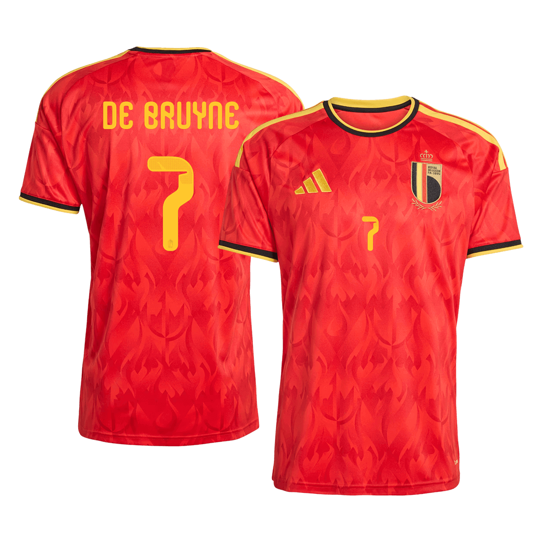 Belgium DE BRUYNE #7 Home Soccer Fan Jersey 2026 - Pro Jersey Shop