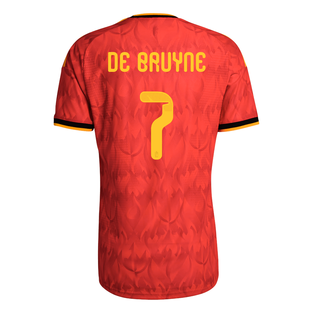 Belgium DE BRUYNE #7 Home Soccer Match Jersey 2026 - Pro Jersey Shop