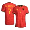 Belgium DE BRUYNE #7 Home Soccer Match Jersey 2026 - Pro Jersey Shop