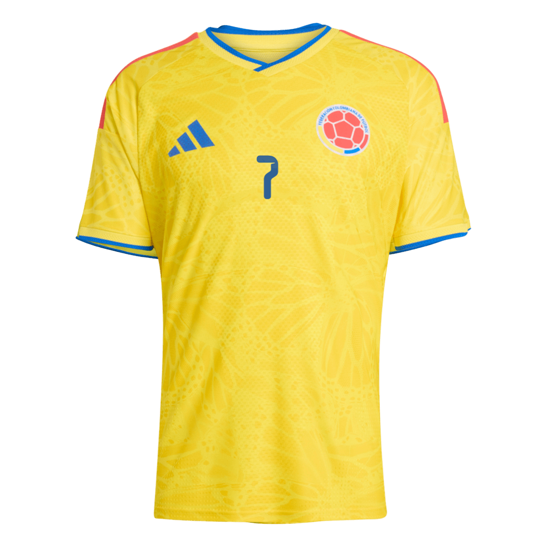 Colombia LUIS DíAZ #7 Home Soccer Match Jersey 2026 - Pro Jersey Shop