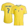 Colombia LUIS DíAZ #7 Home Soccer Match Jersey 2026 - Pro Jersey Shop