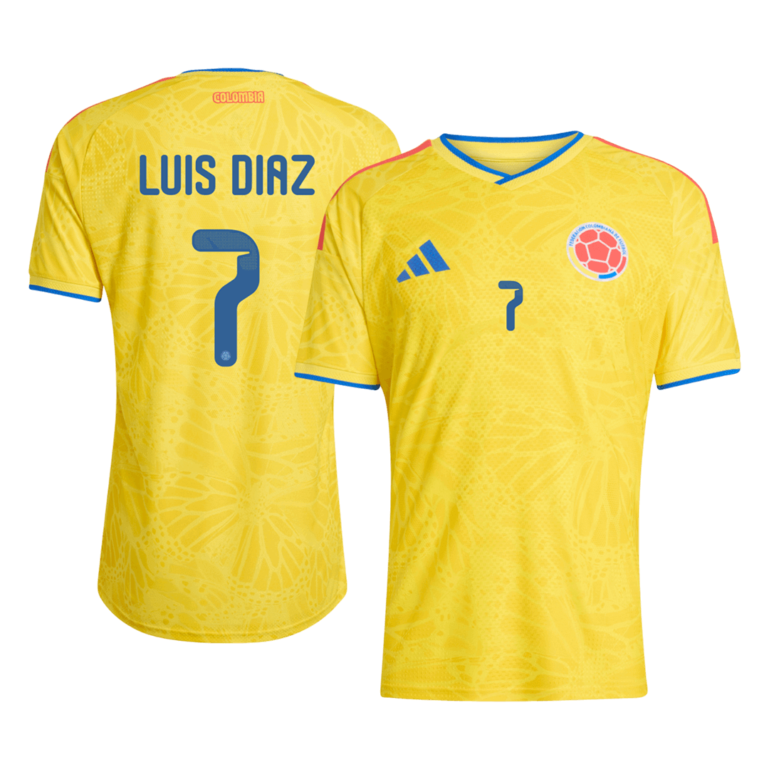 Colombia LUIS DíAZ #7 Home Soccer Match Jersey 2026 - Pro Jersey Shop