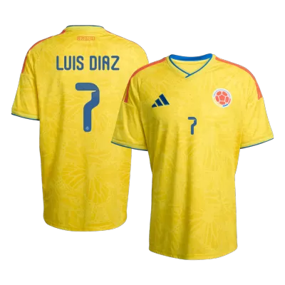 Colombia LUIS DíAZ #7 Home Soccer Fan Jersey 2026 - Pro Jersey Shop