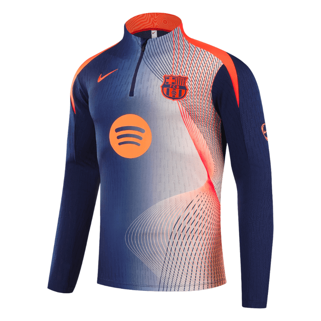 Kids Barcelona Zipper Training Jacket Kit(Jacket+Pants) 2025/26 - Pro Jersey Shop