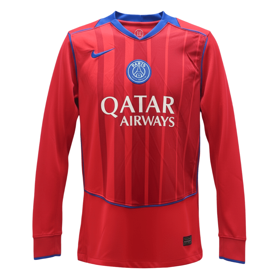 PSG Soccer Long Sleeves Fan Jersey 2025/26 - Pro Jersey Shop