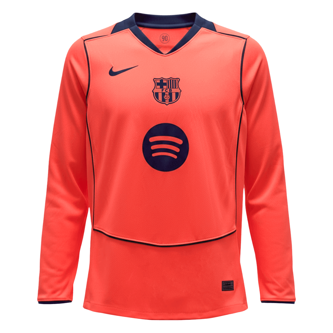 Barcelona Soccer Long Sleeves Fan Jersey2025/26 - Pro Jersey Shop
