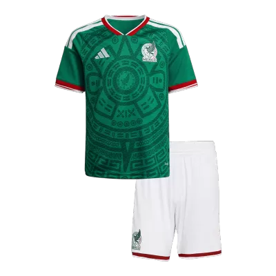 Kids Mexico Home Soccer Jersey Kit 2025/26 - Pro Jersey Shop