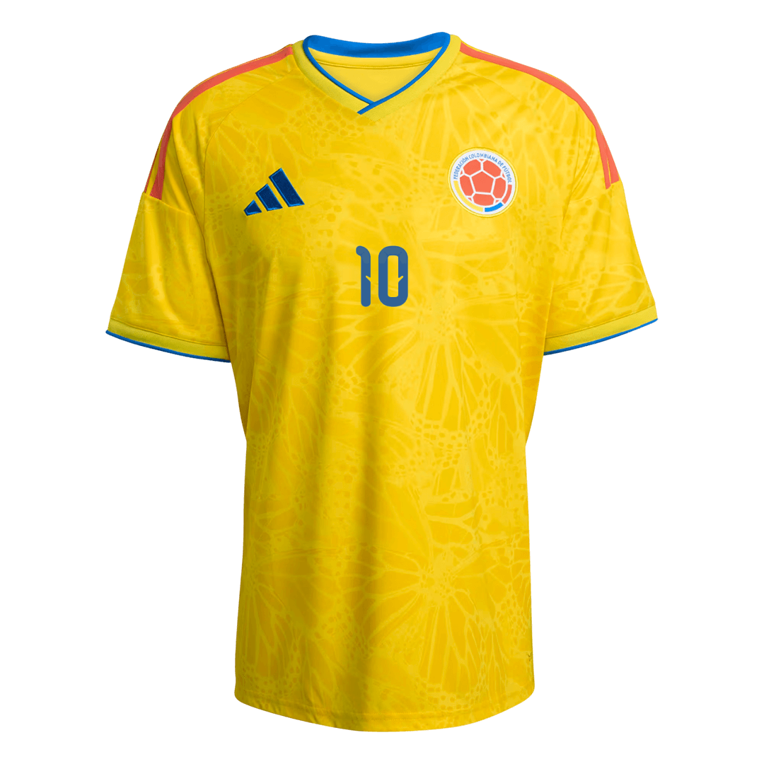 Colombia JAMES #10 Home Soccer Fan Jersey 2026 - Pro Jersey Shop