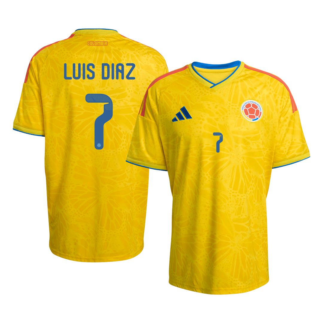 Colombia LUIS DíAZ #7 Home Soccer Fan Jersey 2026 - Pro Jersey Shop