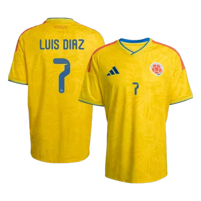 Colombia LUIS DíAZ #7 Home Soccer Fan Jersey 2026 - Pro Jersey Shop
