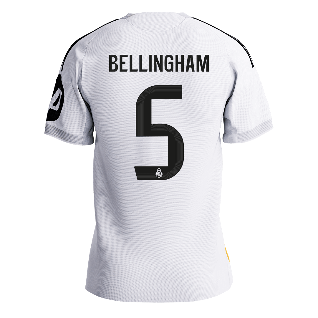 Real Madrid BELLINGHAM #5 Home Soccer Match Jersey 2025/26 - Pro Jersey Shop