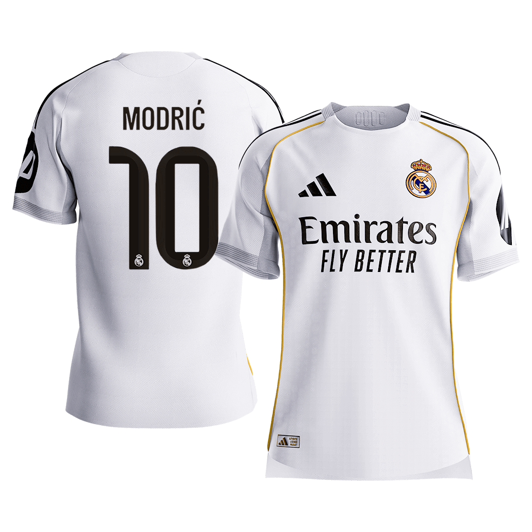 Real Madrid MODRIĆ #10 Home Soccer Match Jersey 2025/26 - Pro Jersey Shop