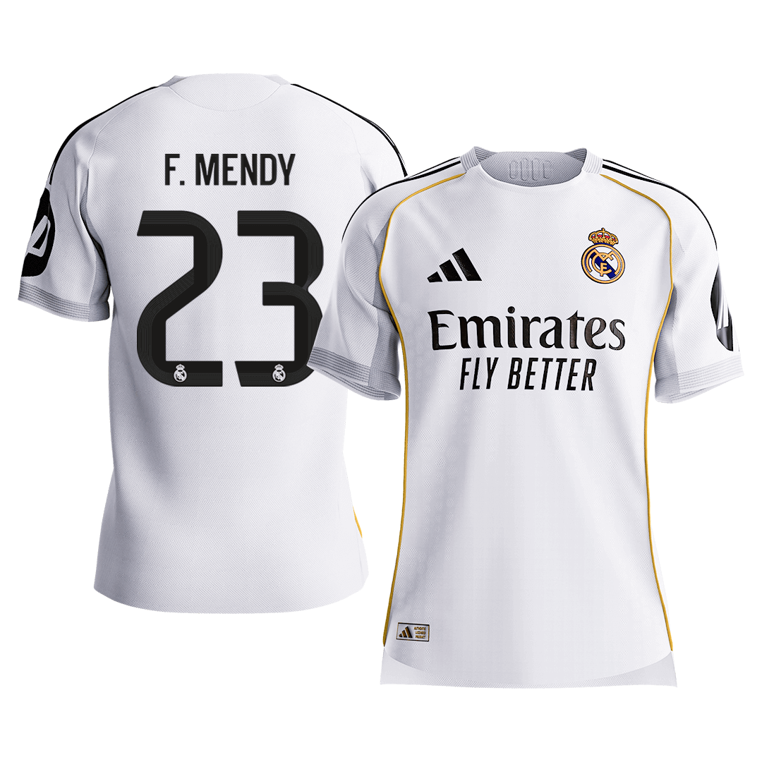 Real Madrid F.MENDY #23 Home Soccer Match Jersey 2025/26 - Pro Jersey Shop