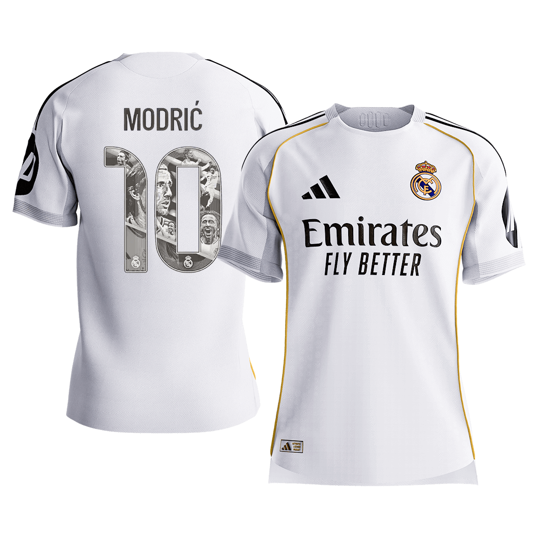 Real Madrid MODRIĆ Special #10 Home Soccer Match Jersey 2025/26 Special - Pro Jersey Shop