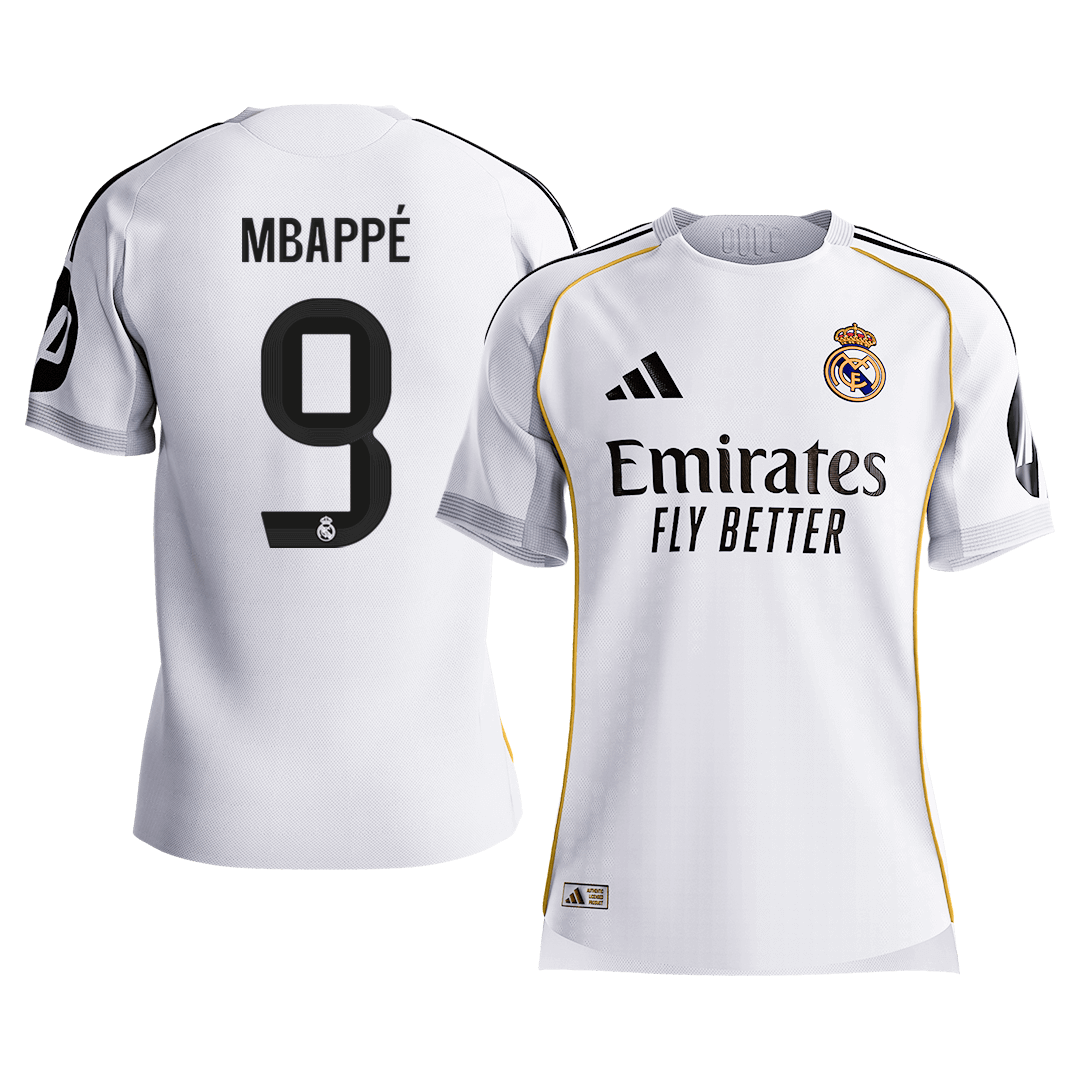 Real Madrid MBAPPÉ #9 Home Soccer Match Jersey 2025/26 - Pro Jersey Shop