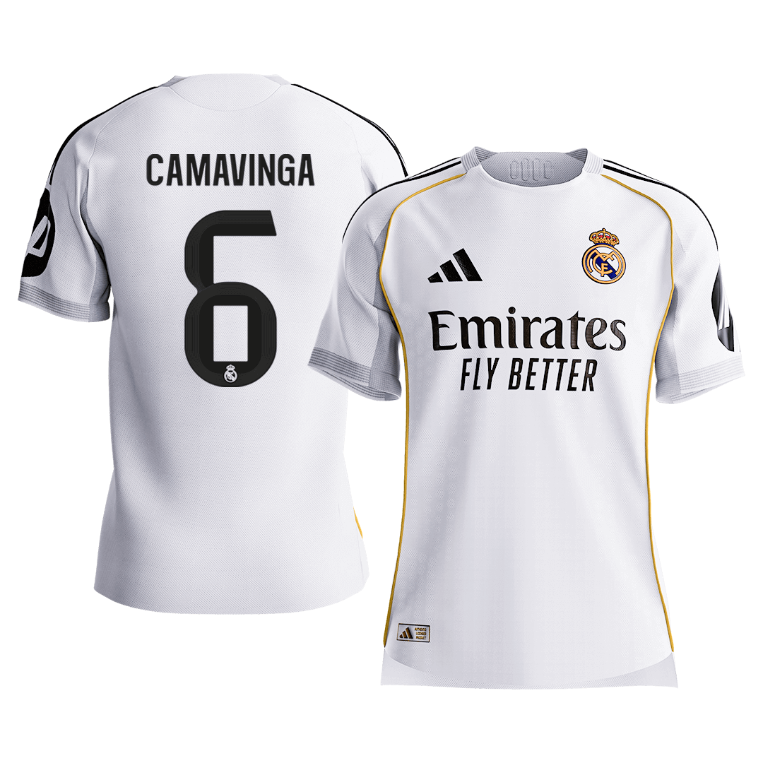 Real Madrid CAMAVINGA #6 Home Soccer Match Jersey 2025/26 - Pro Jersey Shop