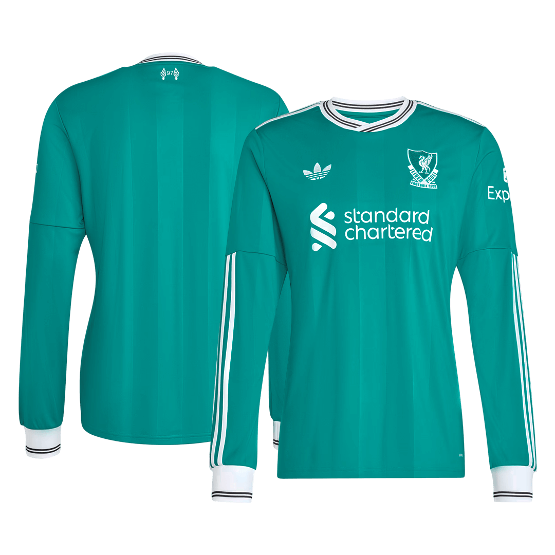 Liverpool Third Away Soccer Long Sleeves Fan Jersey2025/26 - Pro Jersey Shop