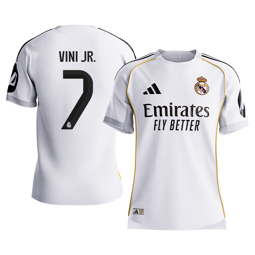Real Madrid VINI JR. #7 Home Soccer Match Jersey 2025/26 - Pro Jersey Shop