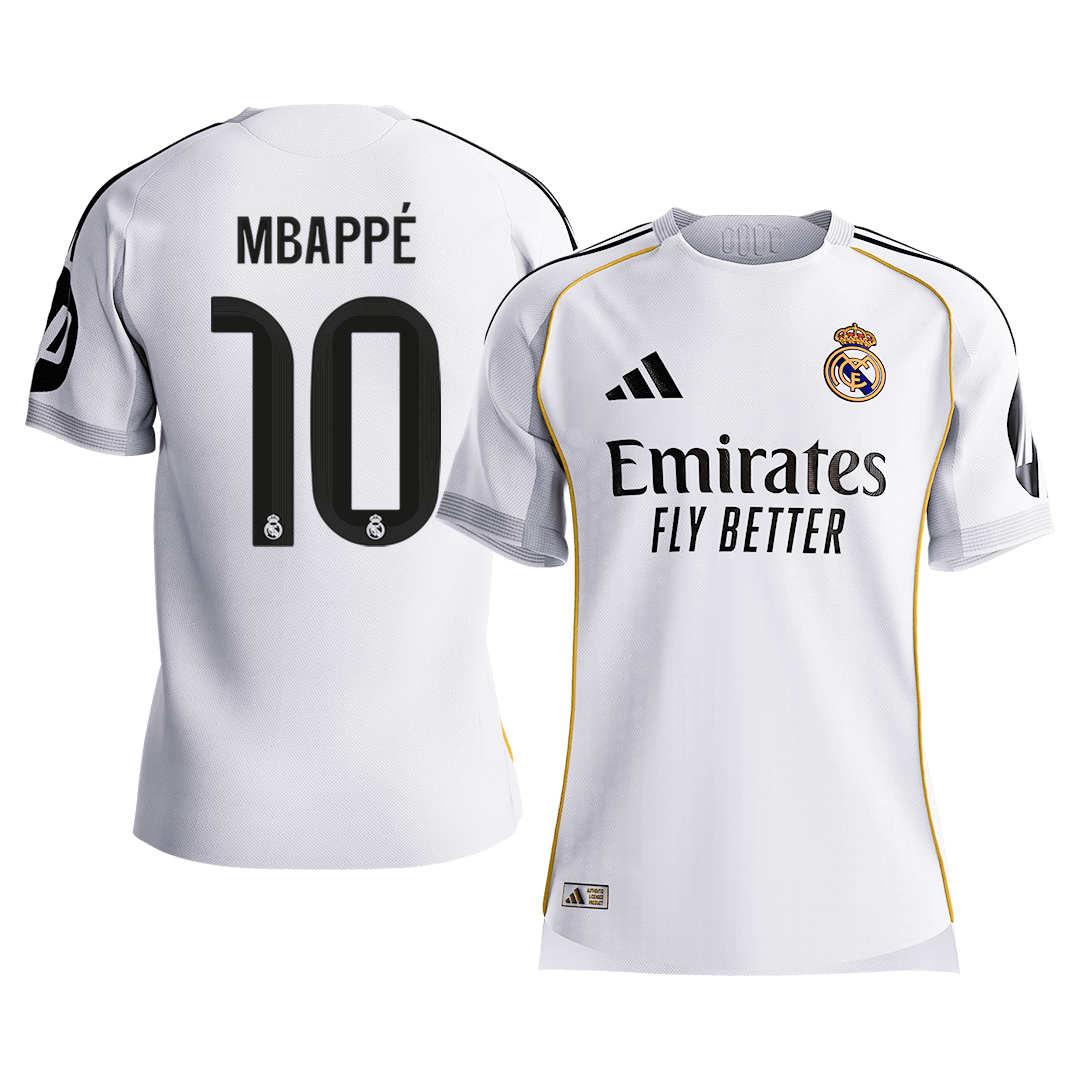 Real Madrid MBAPPÉ #10 Home Soccer Match Jersey 2025/26 - Pro Jersey Shop