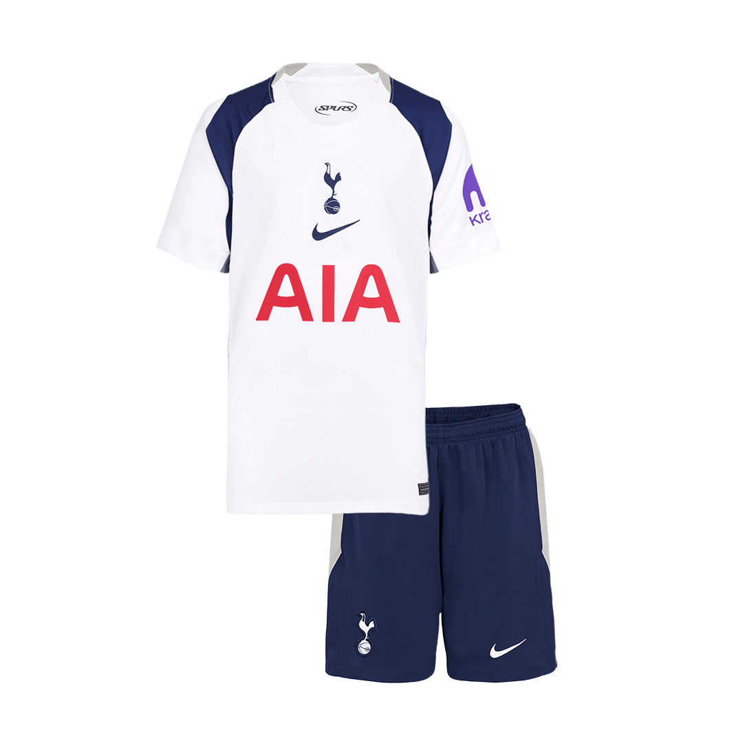Kids Tottenham Hotspur Home Soccer Jersey Kit 2025/26 - Pro Jersey Shop