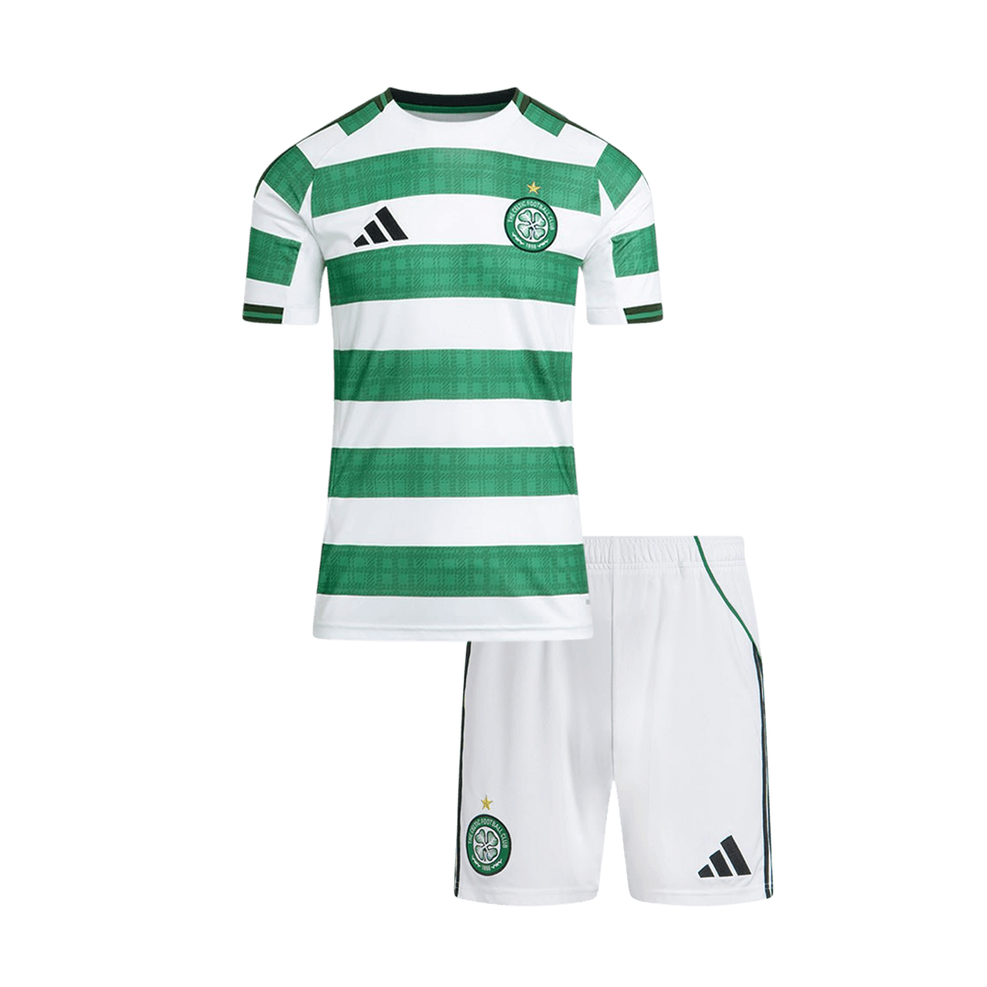 Kids Celtic Home Soccer Jersey Kit 2025/26 - Pro Jersey Shop
