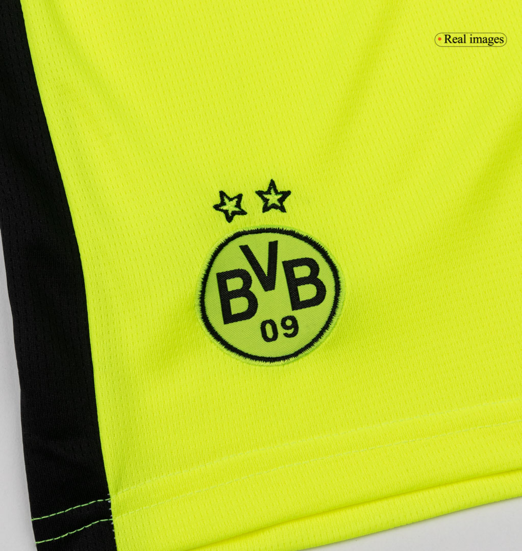 Kids Borussia Dortmund Away Soccer Jersey Kit 2025/26 - Pro Jersey Shop