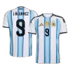 Argentina J.ÁLVAREZ #9 Home Soccer Fan Jersey 2026 - Pro Jersey Shop