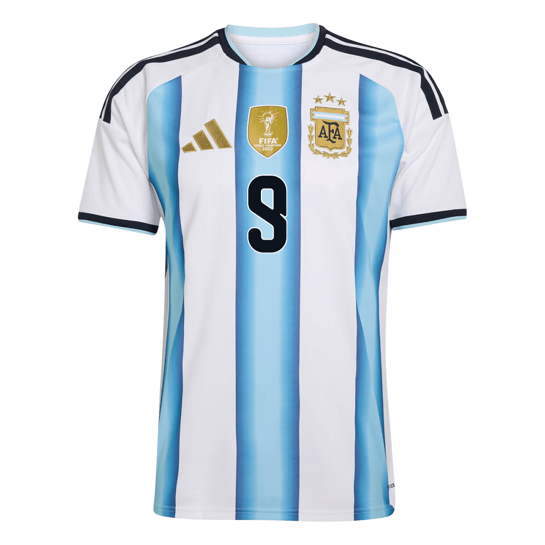 Argentina J.ÁLVAREZ #9 Home Soccer Fan Jersey 2026 - Pro Jersey Shop