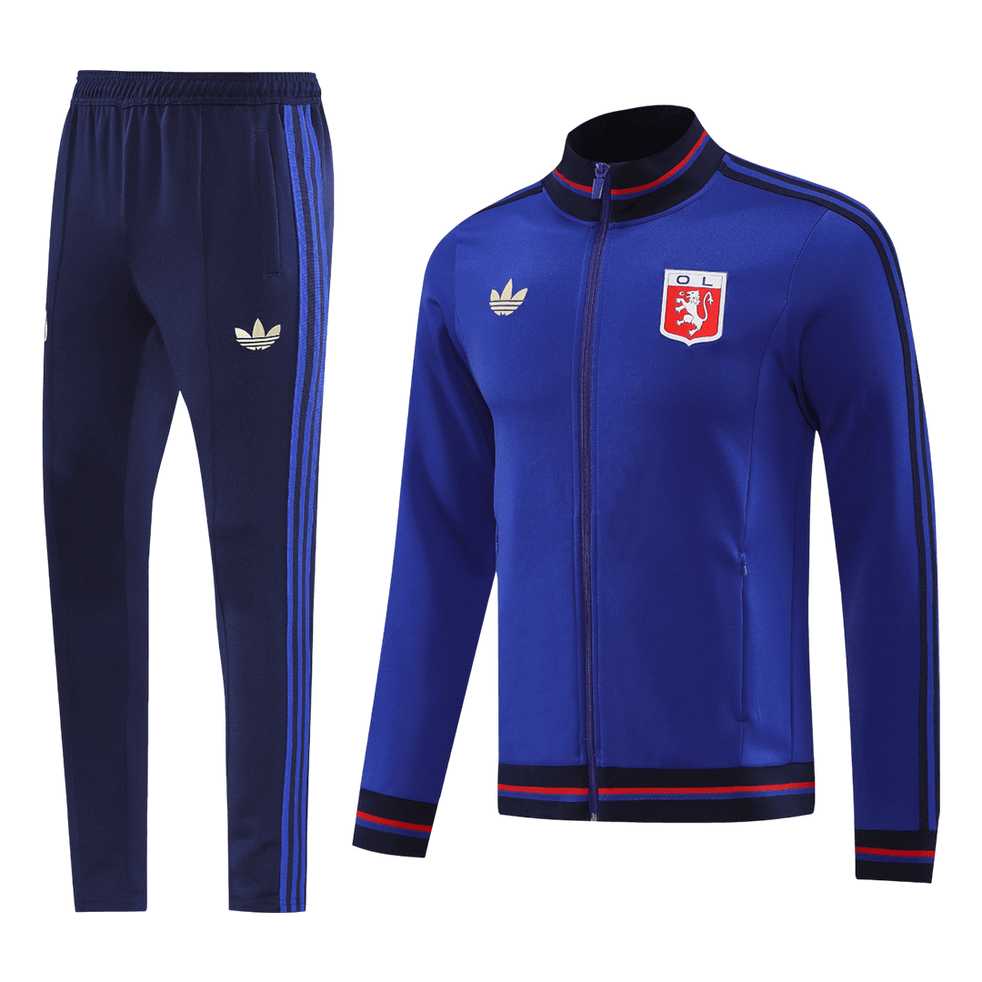 Olympique Lyonnais Training Jacket Kit 2025/26 - Blue - Pro Jersey Shop