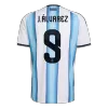 Argentina J.ÁLVAREZ #9 Home Soccer Fan Jersey 2026 - Pro Jersey Shop