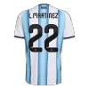 Argentina L.MARTÍNEZ #22 Home Soccer Fan Jersey 2026 - Pro Jersey Shop