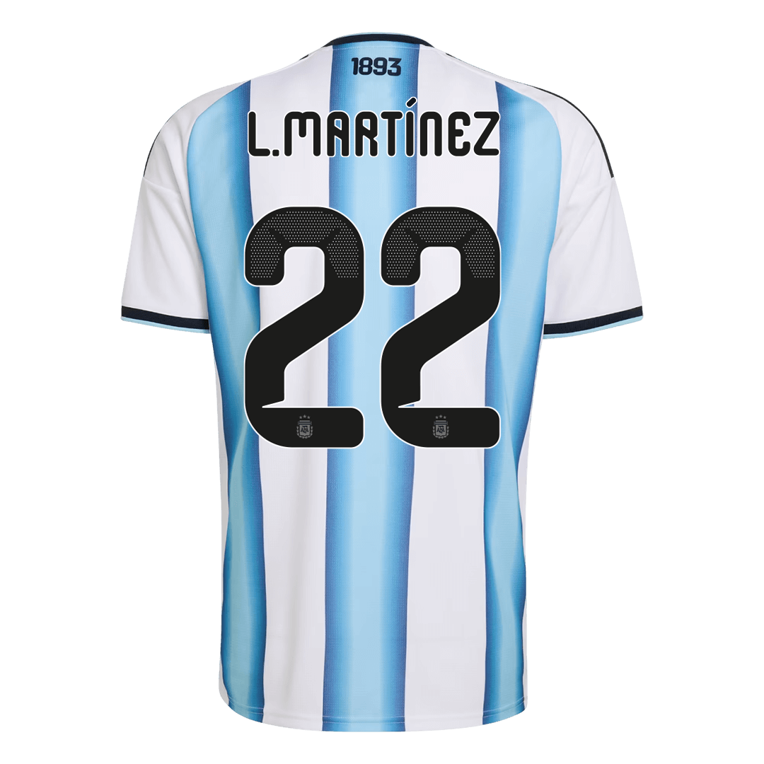 Argentina L.MARTÍNEZ #22 Home Soccer Fan Jersey 2026 - Pro Jersey Shop