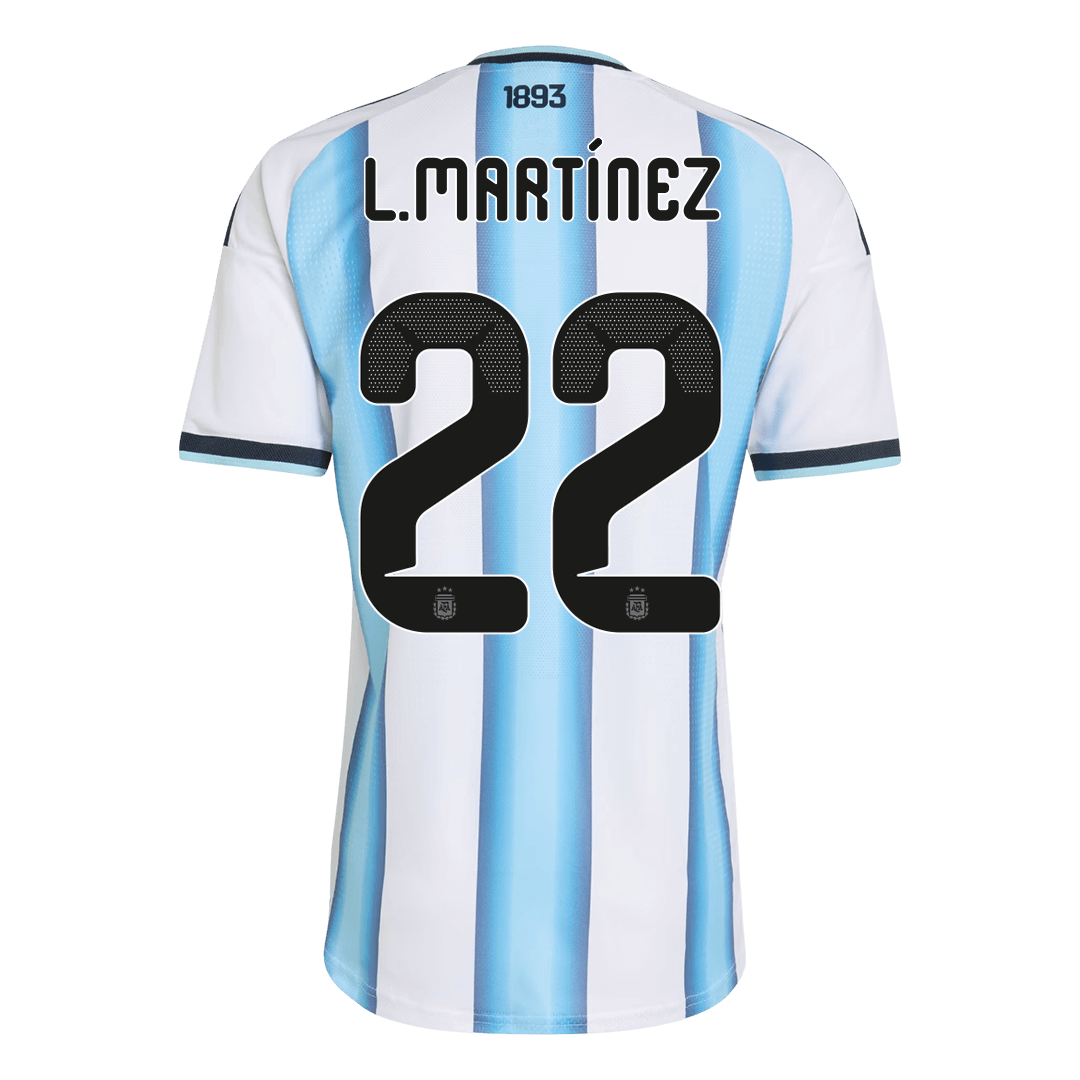 Argentina L.MARTÍNEZ #22 Home Soccer Match Jersey 2026 - Pro Jersey Shop