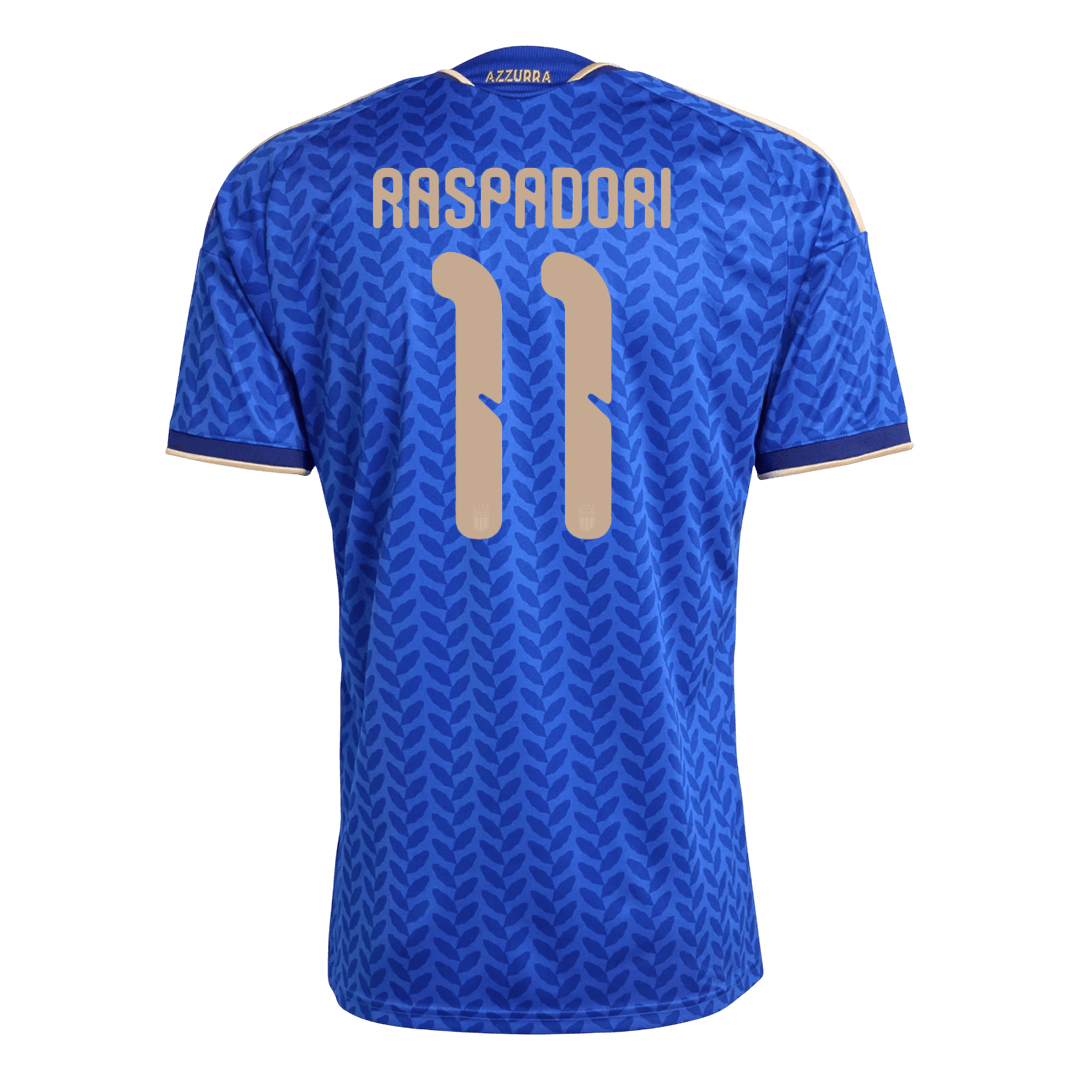 Italy RASPADORI #11 Home Soccer Fan Jersey 2026 - Pro Jersey Shop
