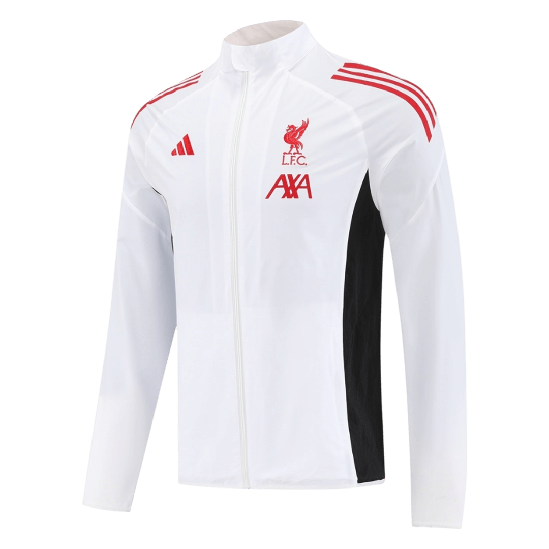 Liverpool Windbreaker Jacket 2025/26 - White - Pro Jersey Shop