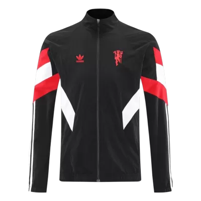 Manchester United Windbreaker Jacket 2025/26 - Black - Pro Jersey Shop