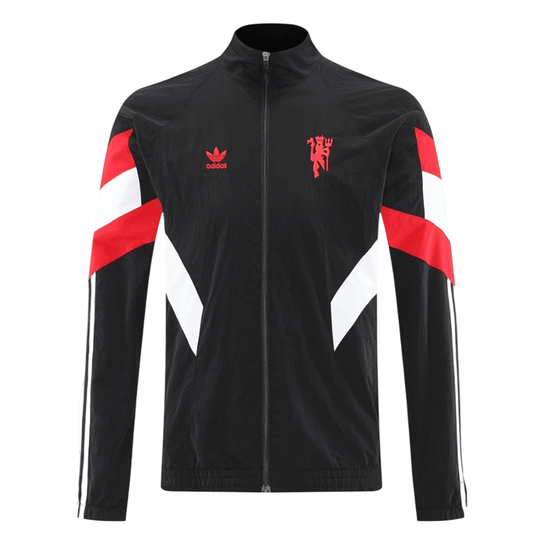 Manchester United Windbreaker Jacket 2025/26 - Black - Pro Jersey Shop