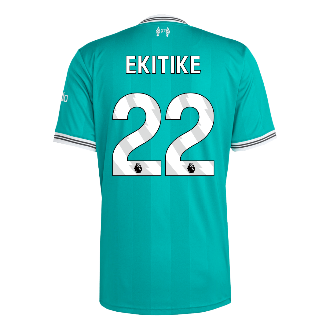 Liverpool EKITIKE #22 Third Away Soccer Fan Jersey 2025/26 - Pro Jersey Shop