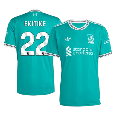 Liverpool EKITIKE #22 Third Away Soccer Fan Jersey 2025/26 - Pro Jersey Shop