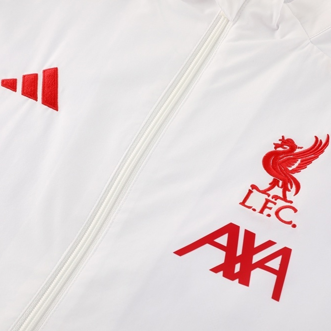 Liverpool Windbreaker Jacket 2025/26 - White - Pro Jersey Shop