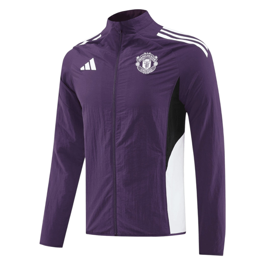 Manchester United Windbreaker Jacket 2025/26 - Purple - Pro Jersey Shop