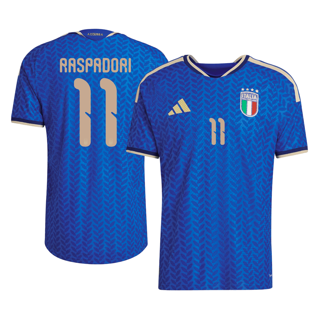 Italy RASPADORI #11 Home Soccer Match Jersey 2026 - Pro Jersey Shop