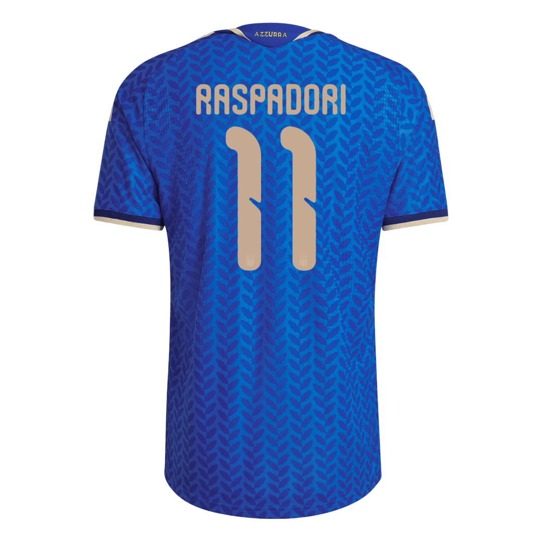 Italy RASPADORI #11 Home Soccer Match Jersey 2026 - Pro Jersey Shop