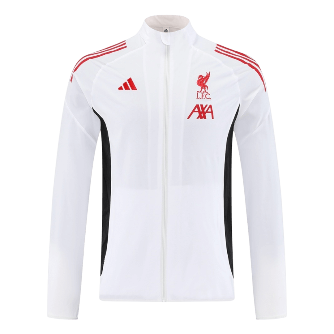 Liverpool Windbreaker Jacket 2025/26 - White - Pro Jersey Shop